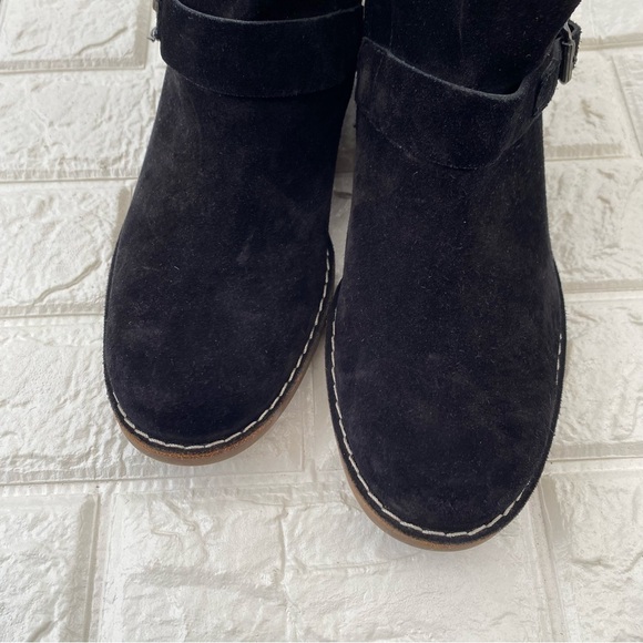 PAUL Green Munchen Suede women’s ankle buckle boots Size 10 - Picture 3 of 9